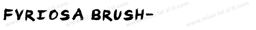 fvriosa brush字体转换